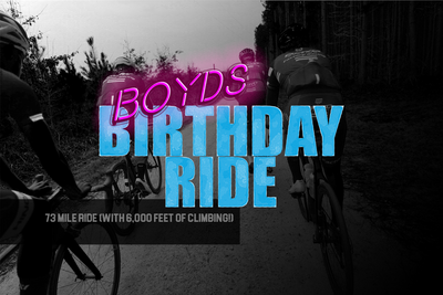 It's time! Boyd's Birthday Ride!